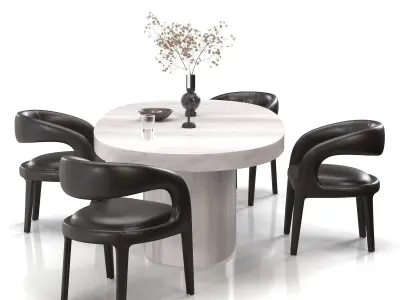 Dining set 08 3D model