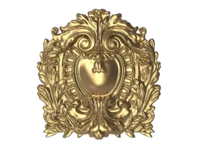 decorative pattern ready for 3D printing 3D model