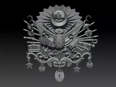 ottoman sultans signature  3D print model
