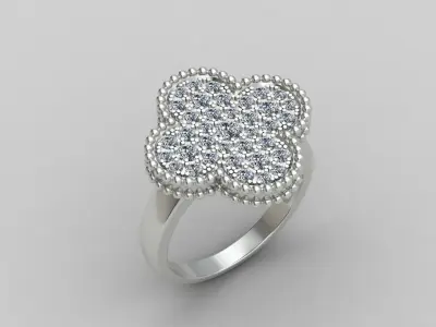 VC Alhambra Magic Ring 3D Printable Brand 3D print model