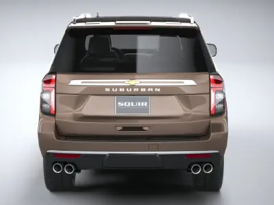 Chevrolet Suburban High Country CG 2021 3D model