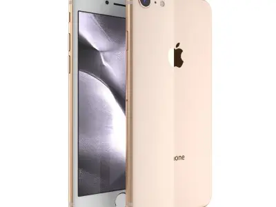 Apple iPhone 8 All Colors 3D model
