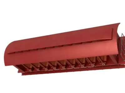 Amusement Park Train Car 3D model