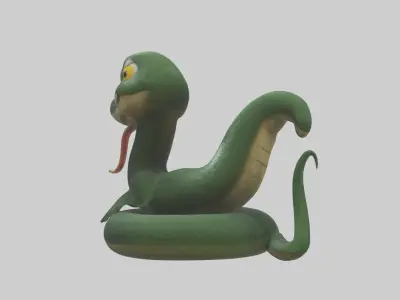 Cartoon Snake model 3D model