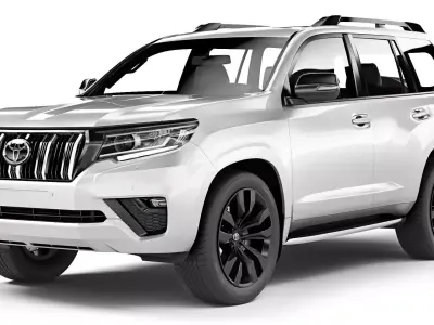 Toyota Land Cruiser Prado VXL 2021 3D model