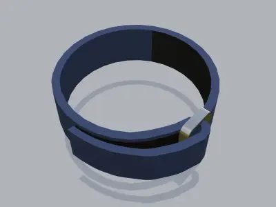 Fitness Sport Belt 3D model