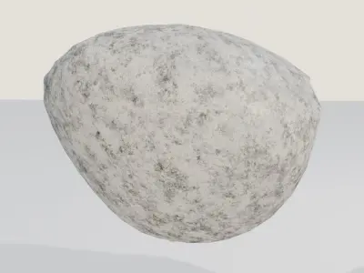 Five Shape Rock Free low-poly 3D model