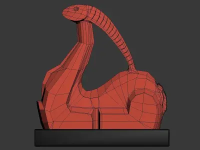 Sculpture Aries 3D model