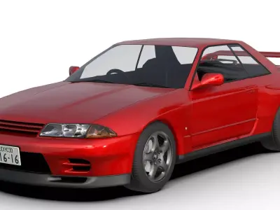Nissan Skyline GTR 3D model by fayzullakhan01