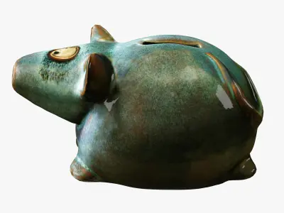 Moneybox pig 3D model