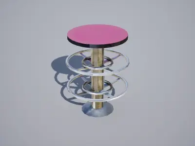 Bowling ball Rack  Low-poly 3D model