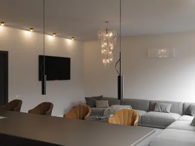 kitchen interior dizayn 3D model