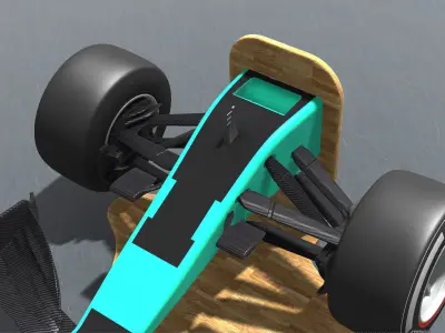 Formula 1 Front end for 3D Print and assembly - 20 PARTS 3D print model