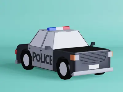 6 Vehicle Bundle  Low-poly 3D model