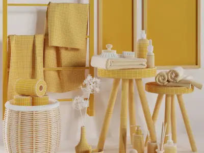 Bathroom Accessories-H51 3D model