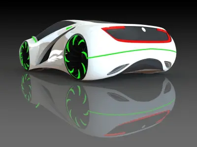 Lotus futuristic car design 3D print model