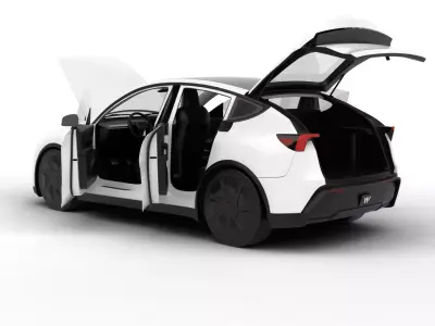 Tesla Model Y Standard 2026 HQ 3d model 3D model