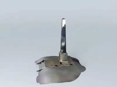 Riga monument "Glory to the liberators of Riga" Free 3D model