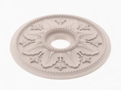 Classic Ceiling Medallion 06 3D model