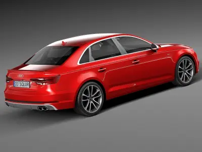 Audi S4 sedan 2017 3D model