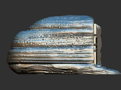 Al-Ula Rock Palace Qasr al Farid Madain Saleh 3d model 3D print model