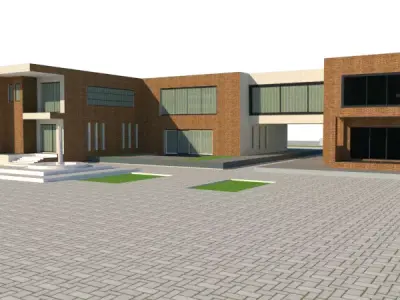 3Dmodel luxury house 3D print model