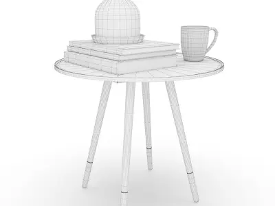 Decoration Set - Livingroom 02 3D model