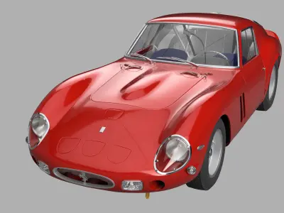 Ferrari 250 GTO - Full Car Kit Bundle Pack 3D Model Collection