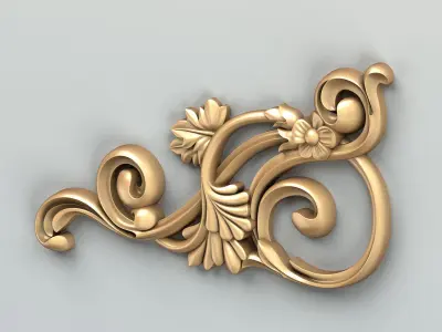 Corner decor 026 3D model