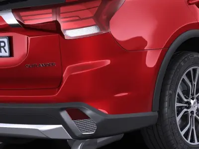 Mitsubishi Outlander 2016 3D model