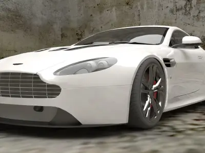 Aston martin v12 vantage 3D model