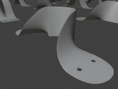 joints industrial design Low-poly 3D model