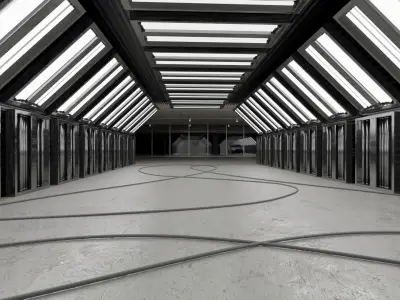 3D Car Rendering Scene Studio Blender File 3D model