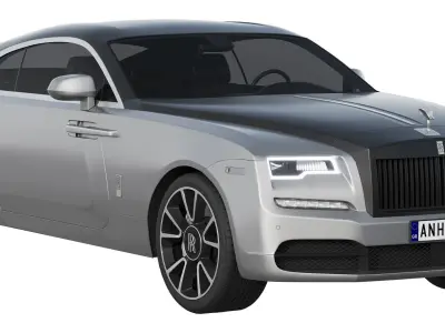 Wraith luxury coupe 3D model