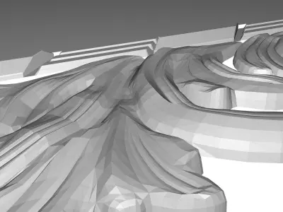 carved frame 3D model 46