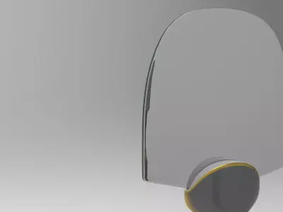 Kube Mirror Low-poly 3D model