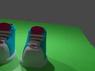 sneaker  Low-poly 3D model