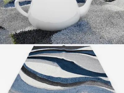 Rugs No 255 Low-poly 3D model