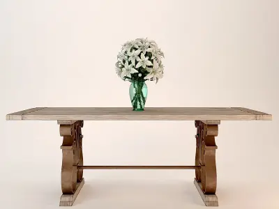 Andrew Martin Fredrick Dining Table 3D model