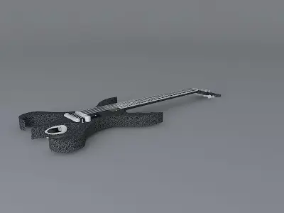 The Raven guitar Free 3D model