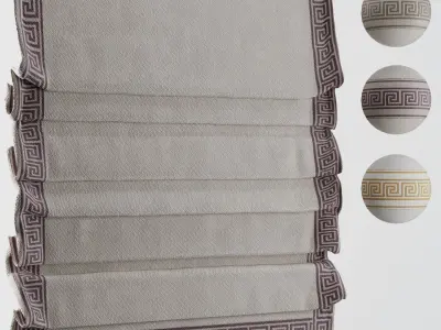 Curtain Set M36 3D model