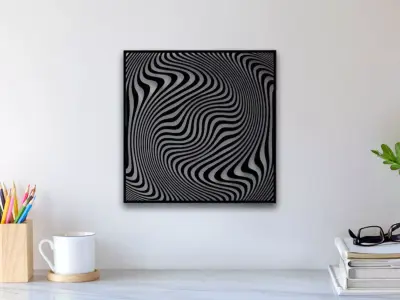 Illusion Wall Art 3D print model purchase