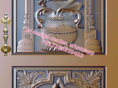 cnc doors design  3D model buy