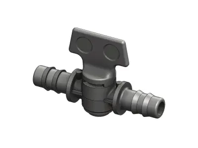 Drip irrigation valve 3D print model