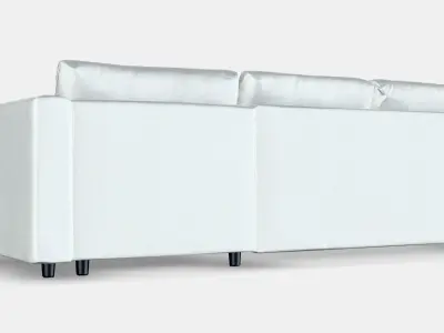 VIMLE Cover 3-seat sofa w chaise longue Low-poly 3D model