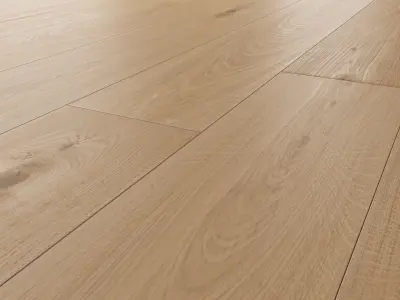 Wood Floor Oak Natural Sanded 3D model
