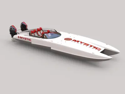 Powerboat  3D model