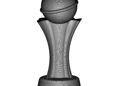 Athletics Championship Trophy 3D print model