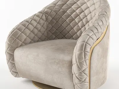 Portofino armchair by Cantori  3D model