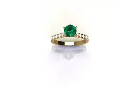 van ring 3D print model